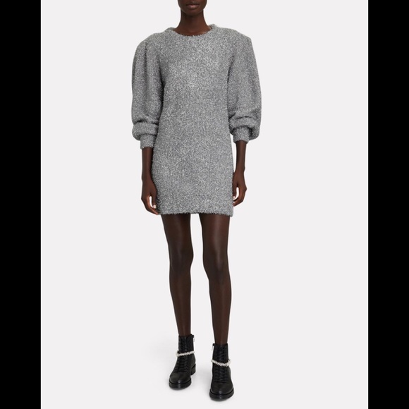 RONNY KOBO Sisilia Metallic Mini Sweater Dress - Picture 5 of 6